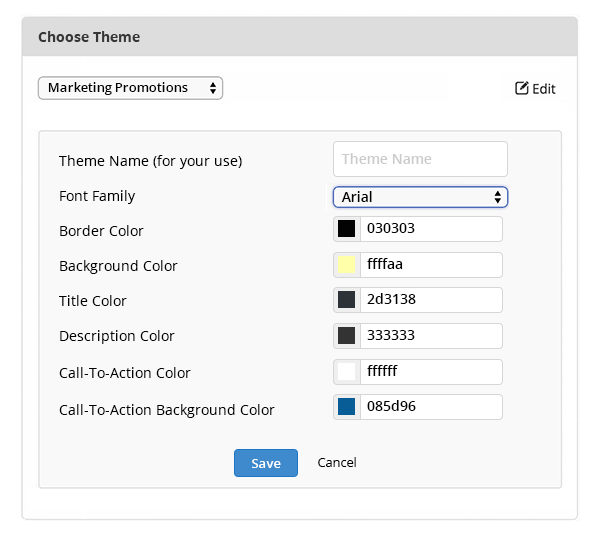 Themes WebEngage