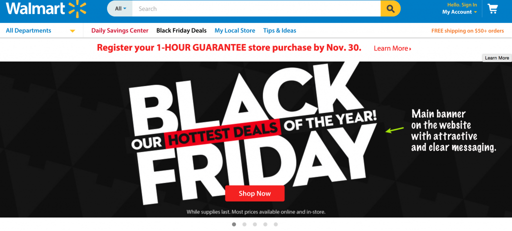 Walmart's Black Friday Deal | WebEngage