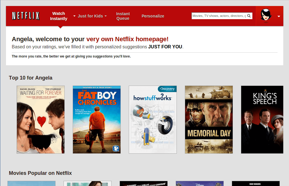 Netflix, Push Notification Example | WebEngage 