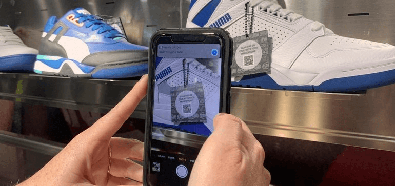 Puma's augmented reality store