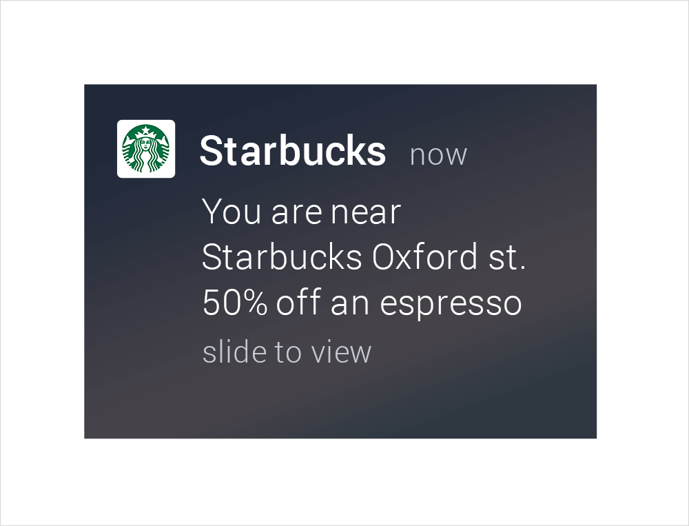 Geofencing by Starbucks