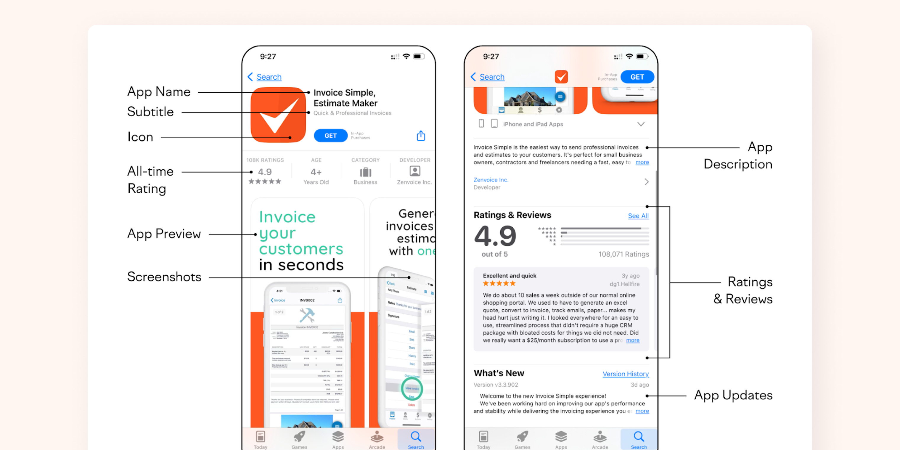 Optimize for app store search