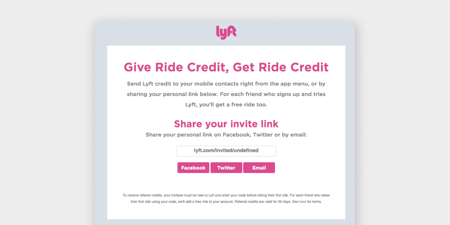 how Lyft uses a referral program to boost app downloads