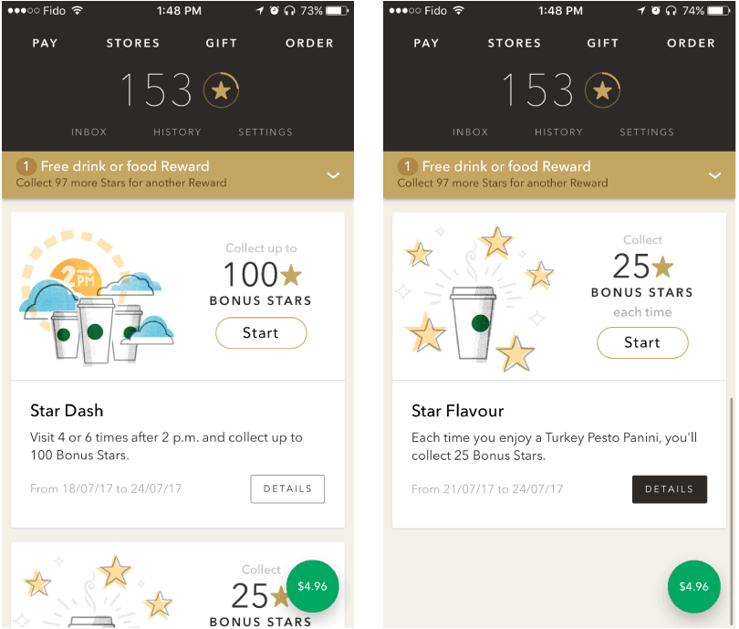 Starbucks Dashboard | WebEngage