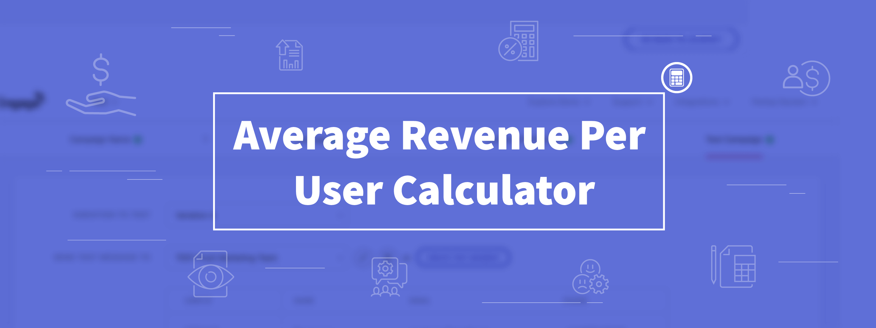 Average Revenue Per User Calculator