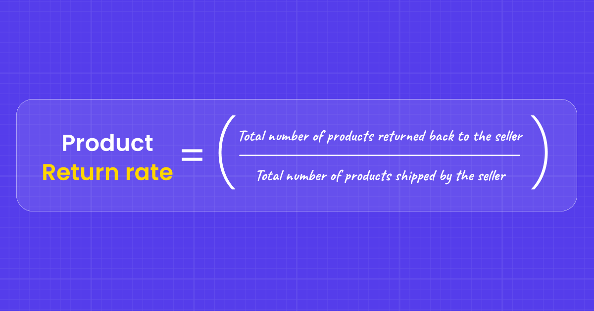 Product Return Rate Calculator | WebEngage