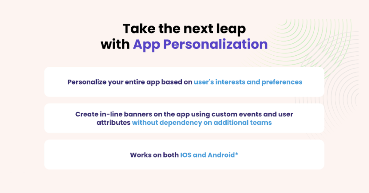 app personalization leap