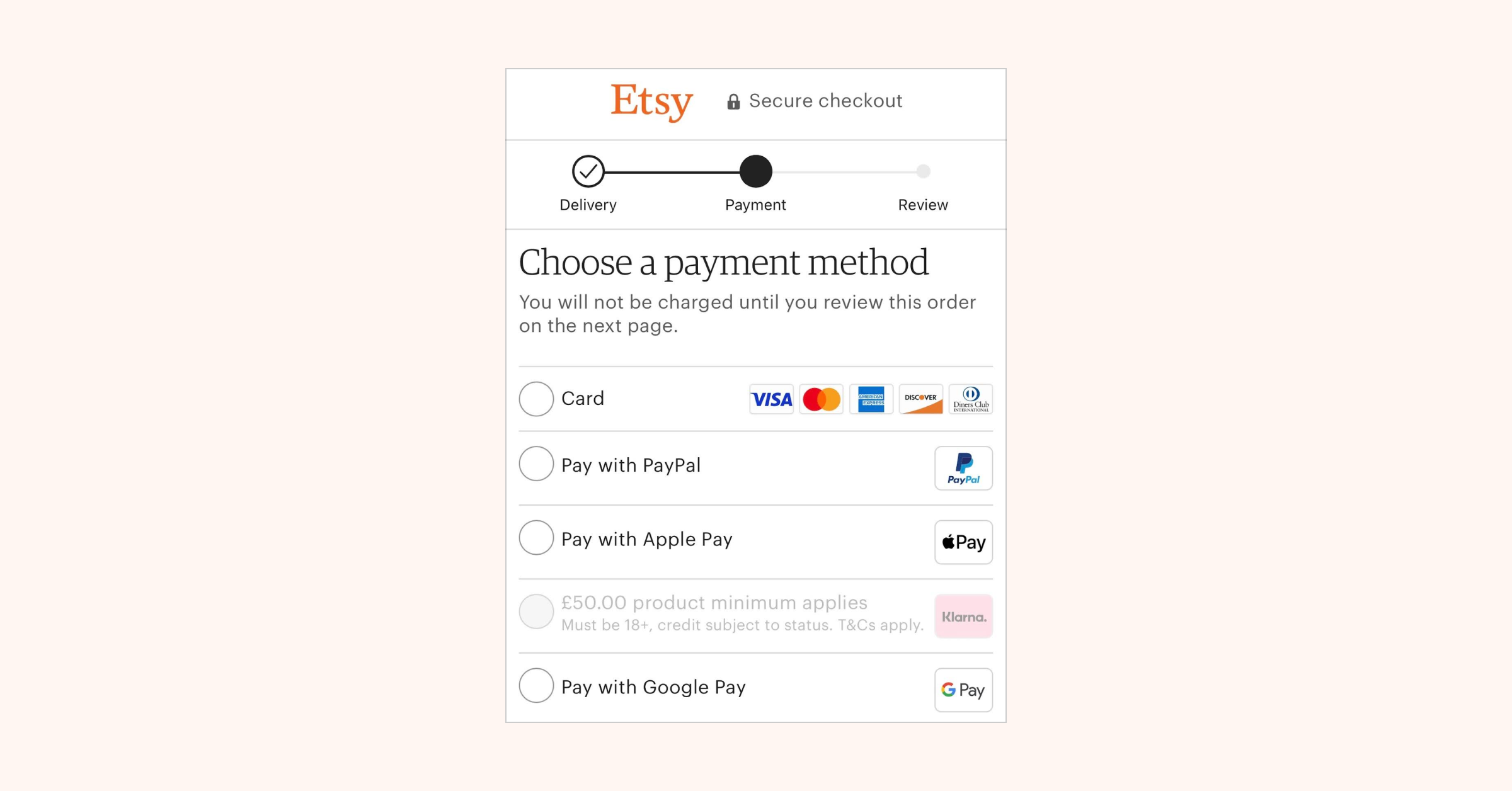 Streamlined Checkout Process