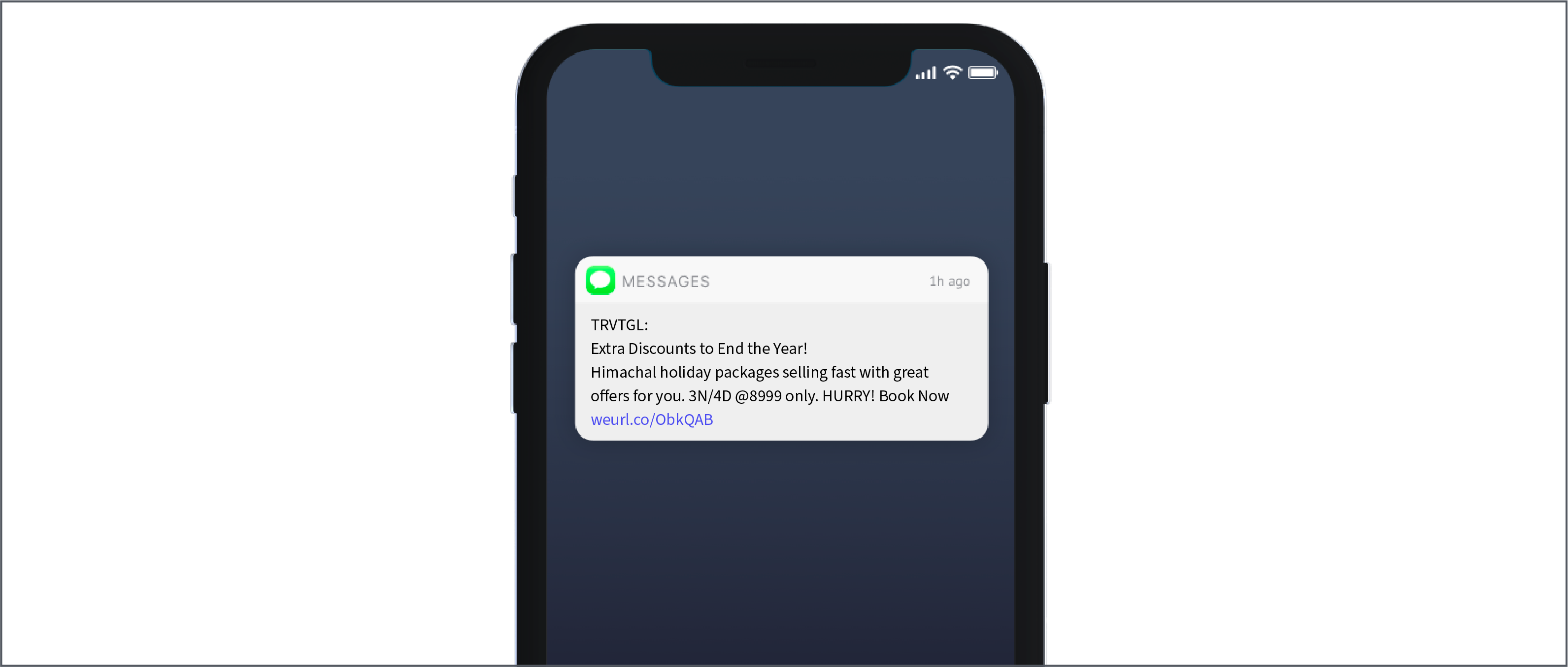 Traveltriangle SMS