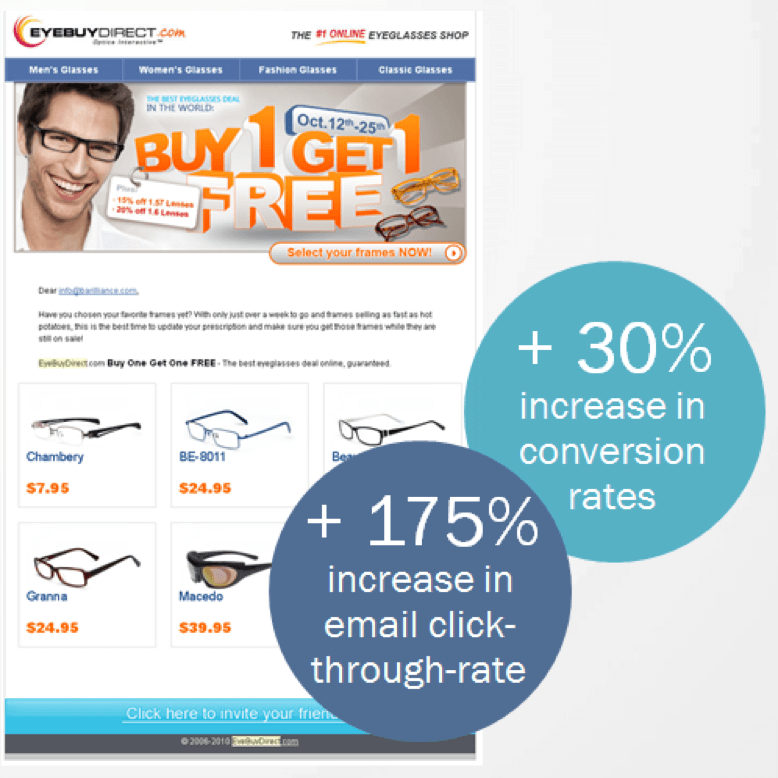 EyeBuyDirect website