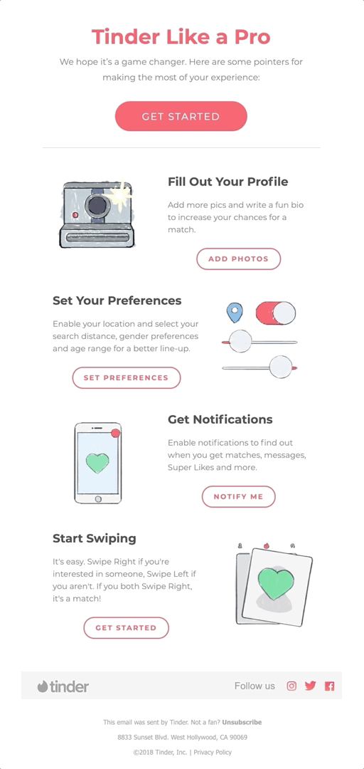 Tinder GIF By WebEngage