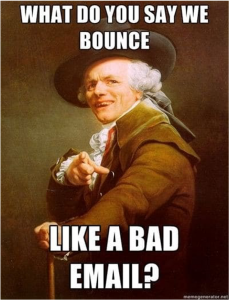 Email deliverability meme