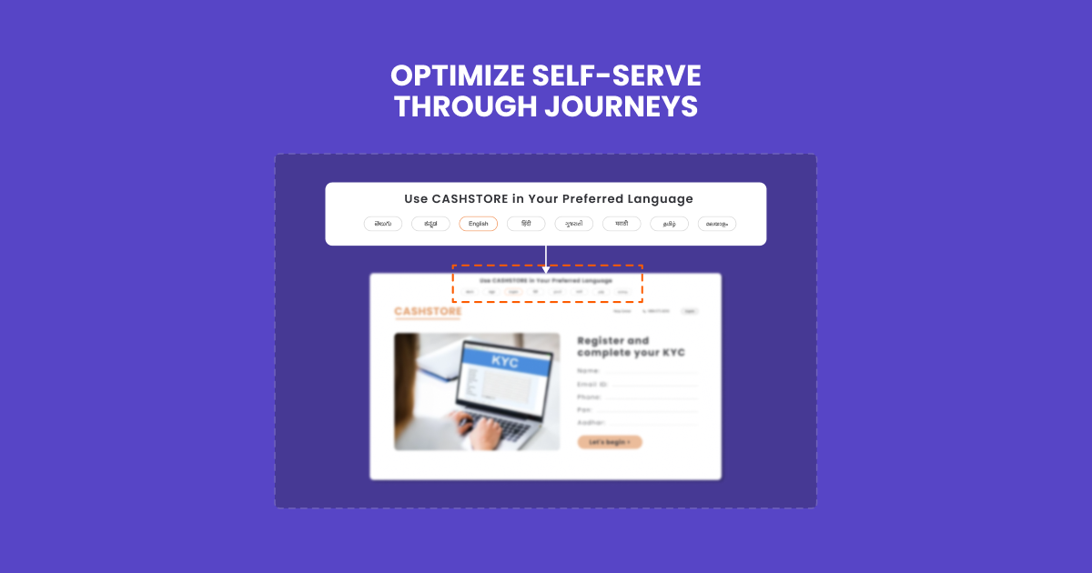 8. OPTIMIZE SELF-SERVE THROUGH THE JOURNEY DESIGNER