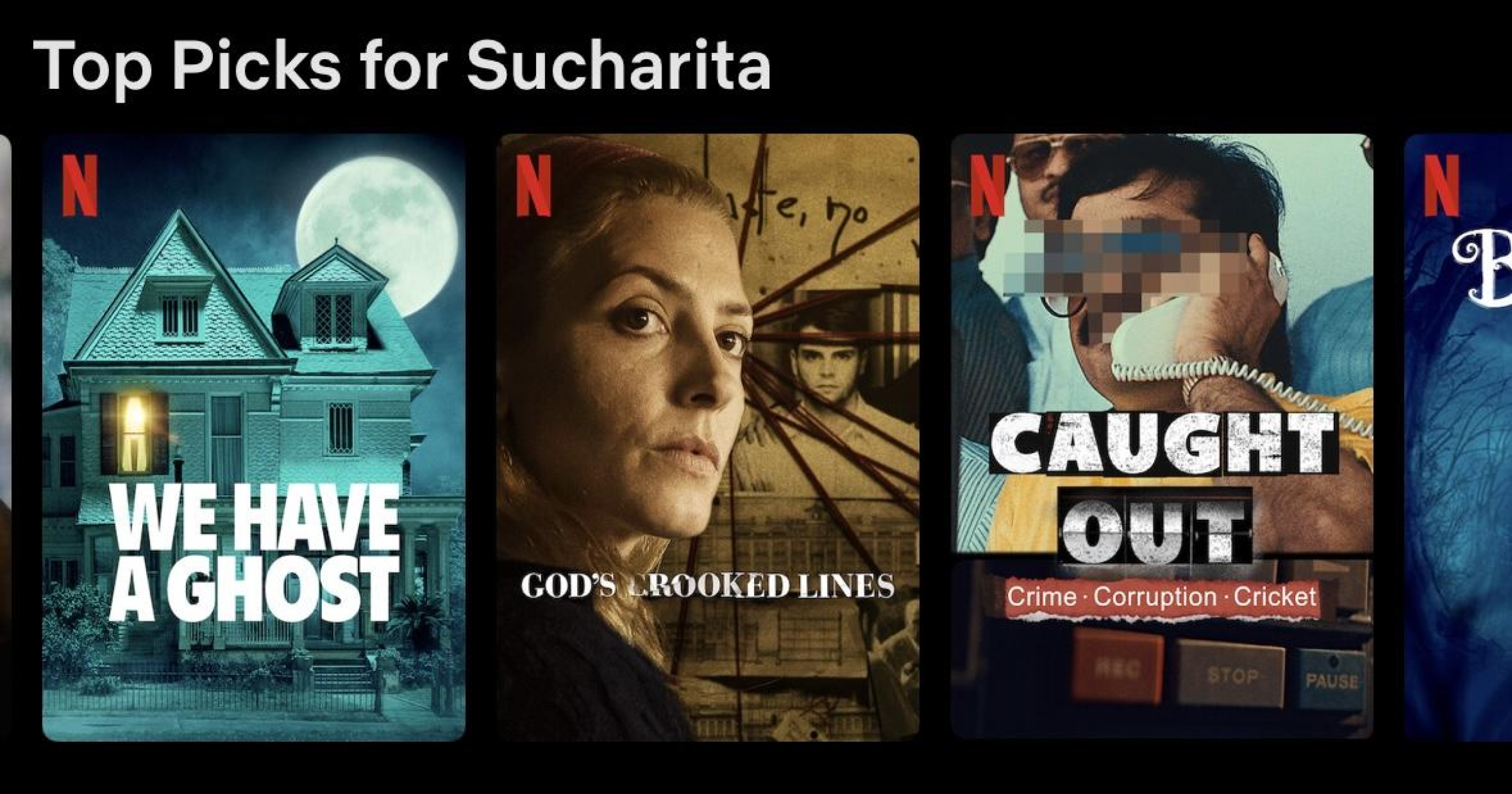 in-app recommendations based on user’s interests: