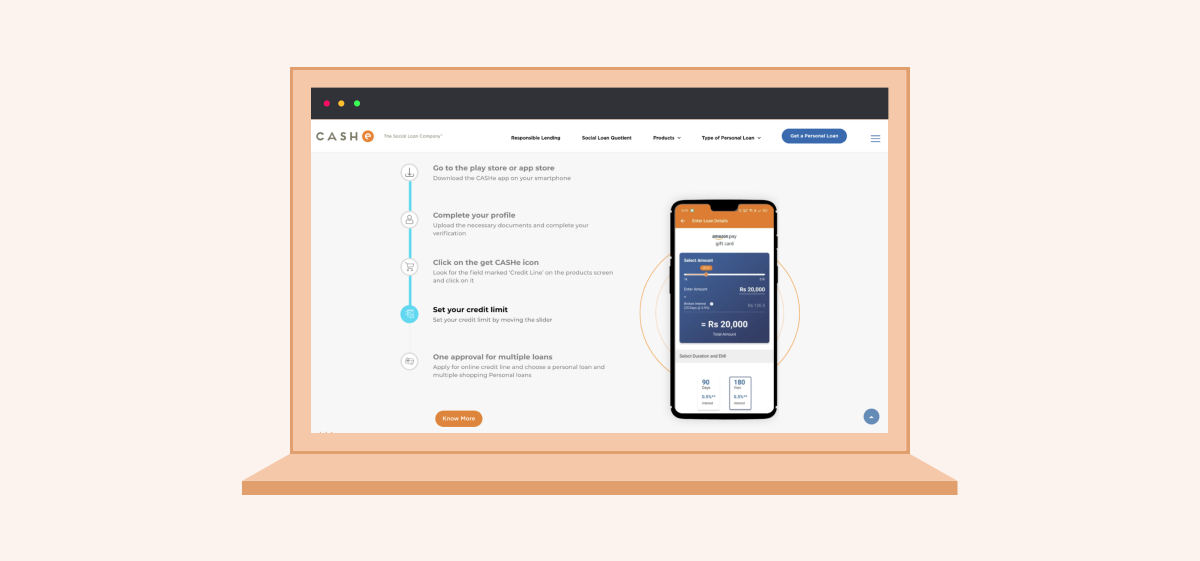 CASHe funnel optimization
