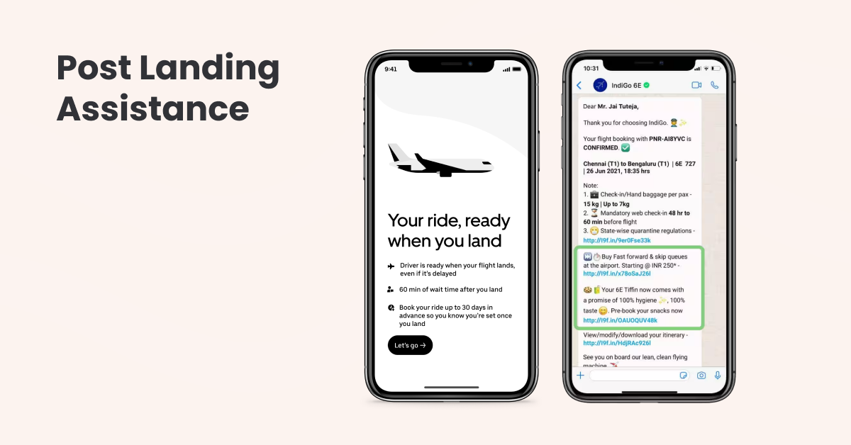Post Landing Assistance